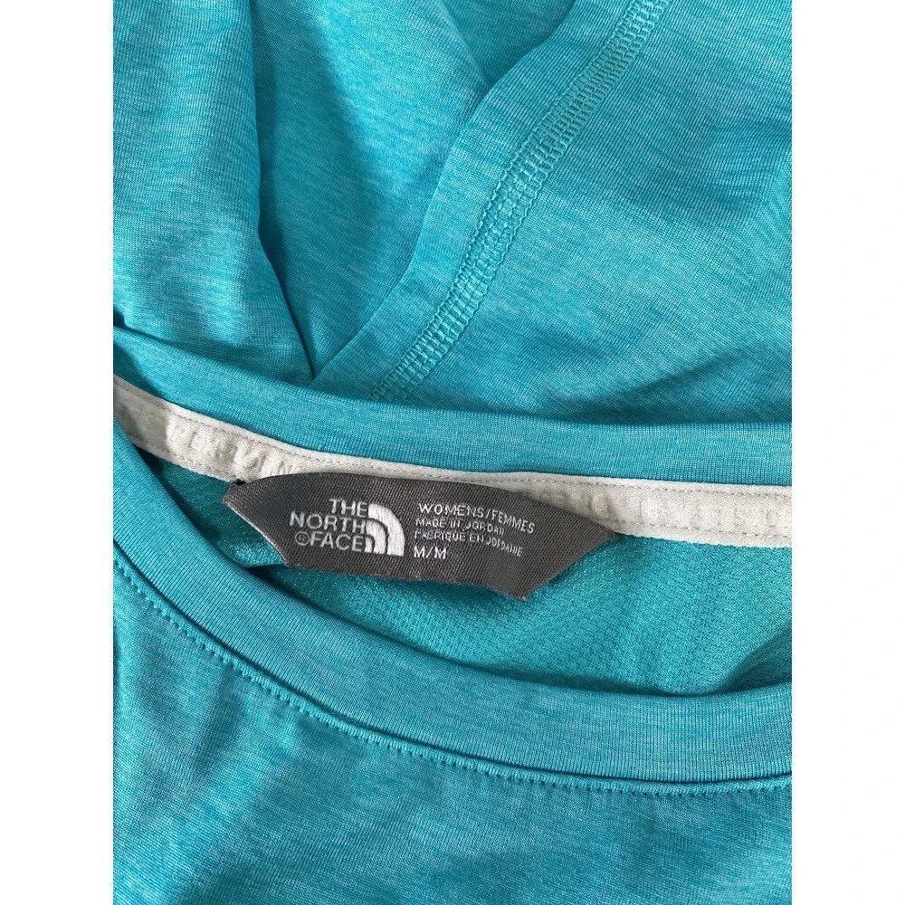 Women’s Teal 3/4 Sleeve Boatneck Top - Picture 3 of 4